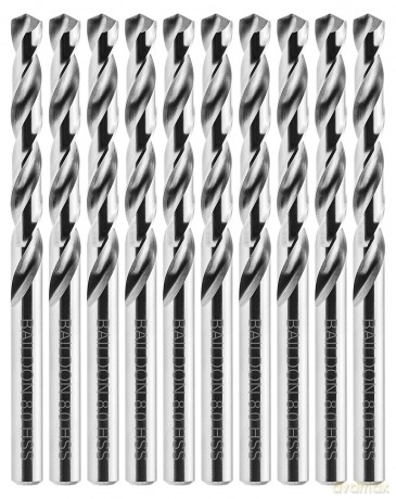 Wiertła do metalu Baildon BASIC DIN 338 RN NWKa 8 mm, HSS (S), 117-75 mm, wielokrotność 10