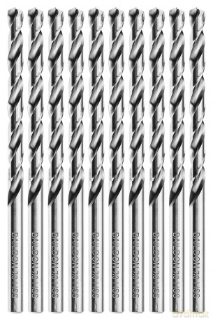 Wiertła do metalu Baildon BASIC DIN 340 RN NWKb 7 mm, HSS (S), 156-102 mm, wielokrotność 10
