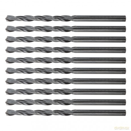 Wiertła do metalu HSS, 4.0 mm, 10 szt.
