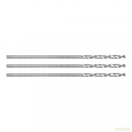 Wiertła do metalu HSS, DIN 338, 1 mm, 3 szt.
