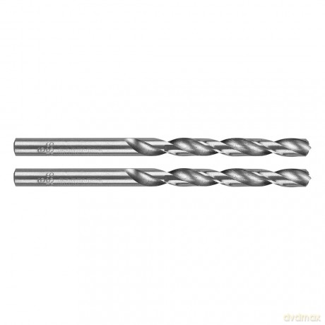 Wiertła do metalu HSS, DIN 338, 6 mm, 2 szt.