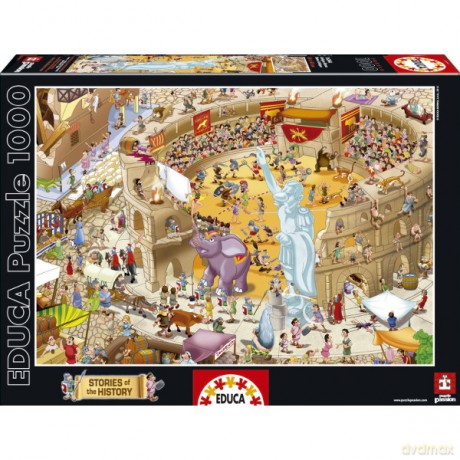 EDUCA 1000 EL. Antyczny Rzym [PUZZLE]