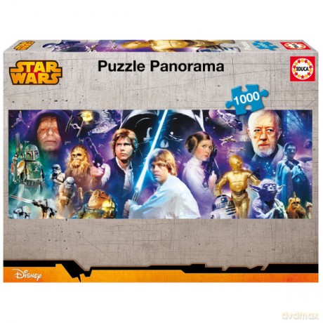 EDUCA 1000 EL. Panorama Star Wars [PUZZLE]