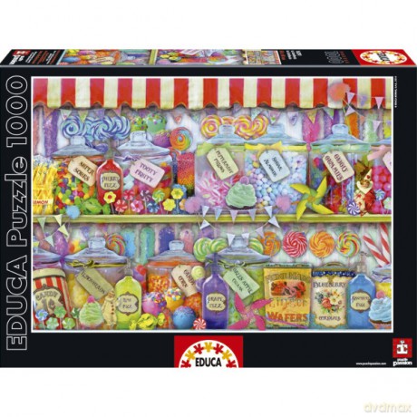 EDUCA 1000 EL. Sklep ze słodkościami [PUZZLE]
