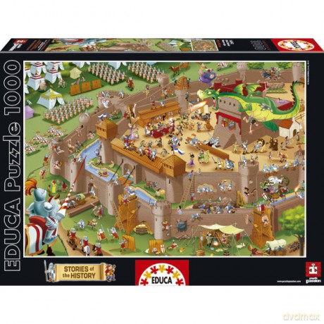 EDUCA 1000 EL. Średniowiecze [PUZZLE]