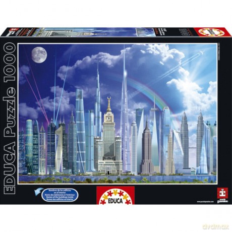 EDUCA 1000 EL. Wielkie budynki [PUZZLE]
