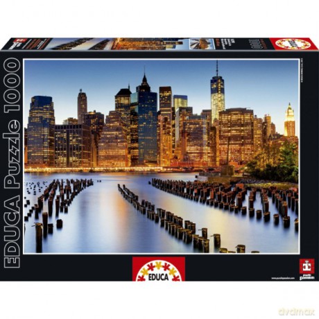 EDUCA 1000 EL. Wieżowce [PUZZLE]