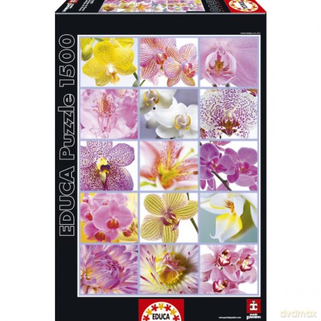 EDUCA 1500 EL. Kwiaty [PUZZLE]