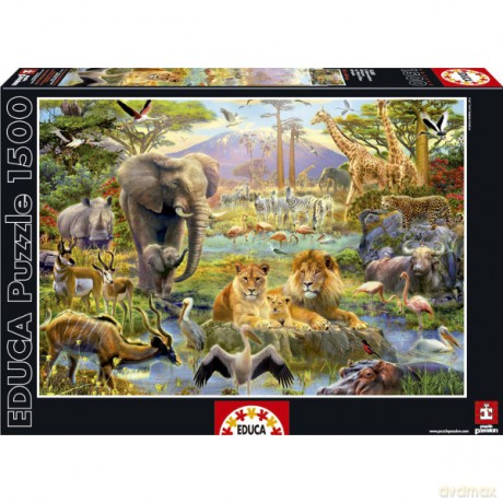 EDUCA 1500 EL. Wodospad [PUZZLE]