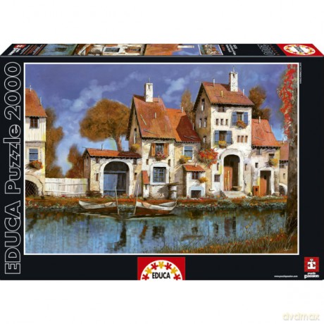 EDUCA 2000 EL. Dom na jeziorze [PUZZLE]