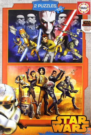 EDUCA 2x100 el. Gwiezdne Wojny Rebelianci (Star Wars) [PUZZLE]
