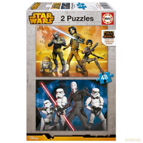 EDUCA 2x48 el. Gwiezdne Wojny Rebelianci (Star Wars) [PUZZLE]