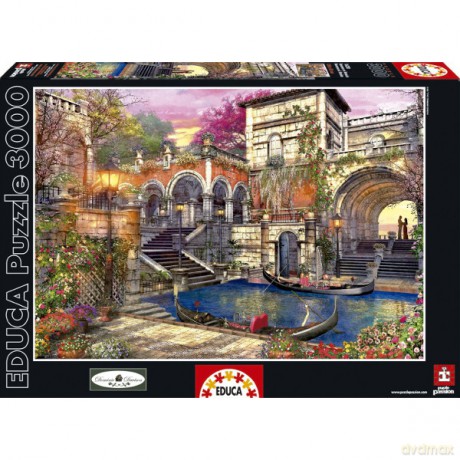 EDUCA 3000 EL. Romantyczna Wenecja [PUZZLE]