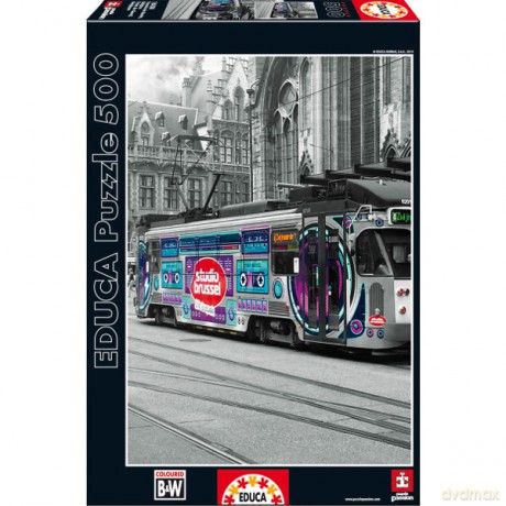 EDUCA 500 EL. Belgijski tramwaj [PUZZLE]