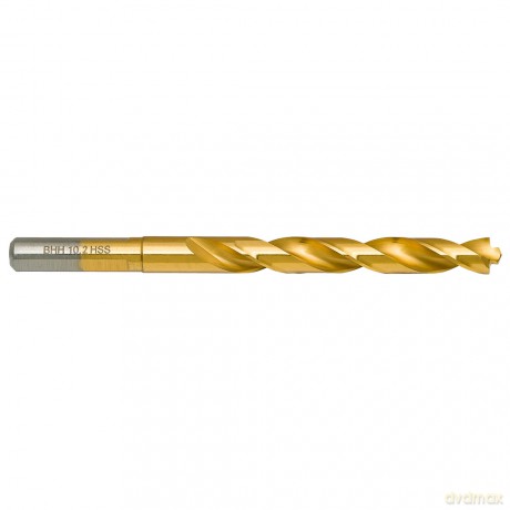 Wiertło do metalu Baildon DIN 338 RN 10,2 mm, HSS TiN (S), 133-87 mm (chwyt 3-płaszczyznowy)
