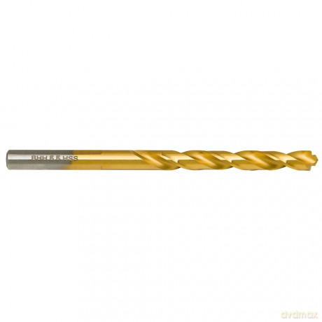 Wiertło do metalu Baildon DIN 338 RN 5,5 mm, HSS TiN (S), 93-57 mm (chwyt 3-płaszczyznowy)