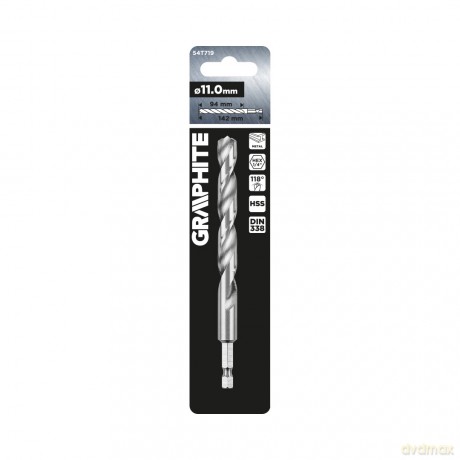 Wiertło do metalu Hex 11.0 mm