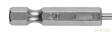 Wiertło do metalu Hex 2.0 mm, 3 szt.
