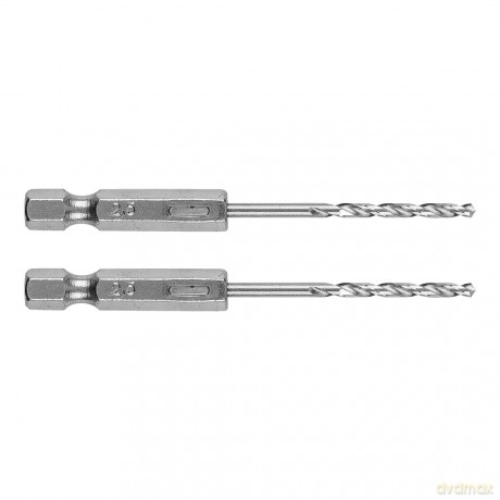 Wiertło do metalu Hex 2.5 mm, 2 szt.
