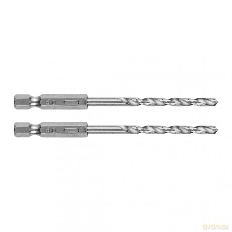 Wiertło do metalu Hex 4.0 mm, 2 szt.