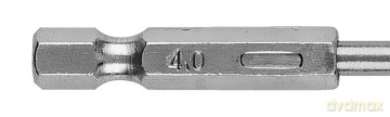 Wiertło do metalu Hex 4.0 mm, 2 szt.