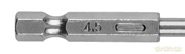 Wiertło do metalu Hex 4.5 mm, 2 szt.