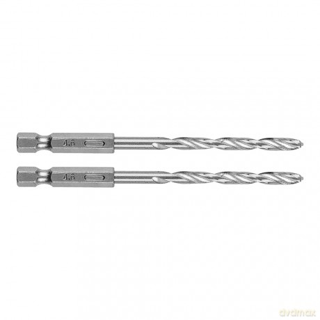 Wiertło do metalu Hex 4.8 mm, 2 szt.
