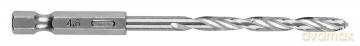 Wiertło do metalu Hex 4.8 mm, 2 szt.