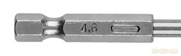 Wiertło do metalu Hex 4.8 mm, 2 szt.