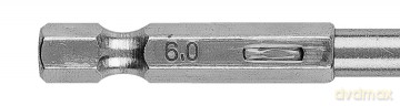 Wiertło do metalu Hex 6.0 mm, 2 szt.