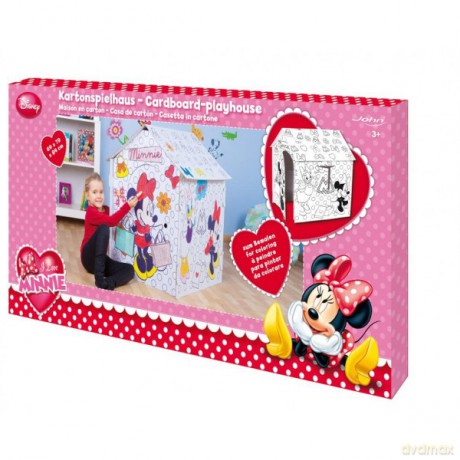 Tekturowy Dom kol. Minnie Mouse [ZABAWKA]