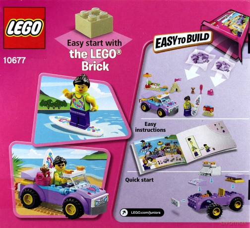 LEGO 10677 Juniors Wycieczka na plażę [ZABAWKA]