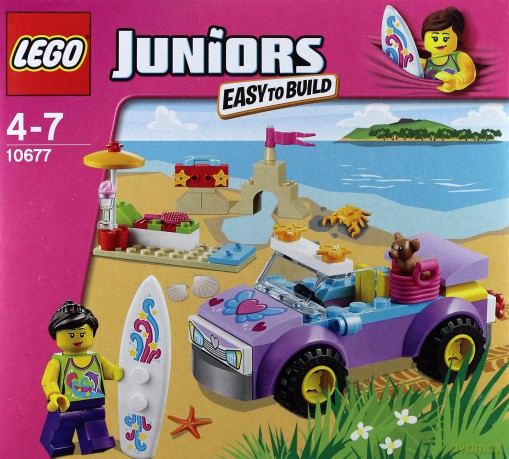 LEGO 10677 Juniors Wycieczka na plażę [ZABAWKA]