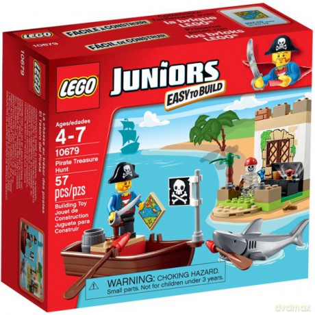 LEGO 10679 Juniors Poszukiwanie skarbu piratów [ZABAWKA]