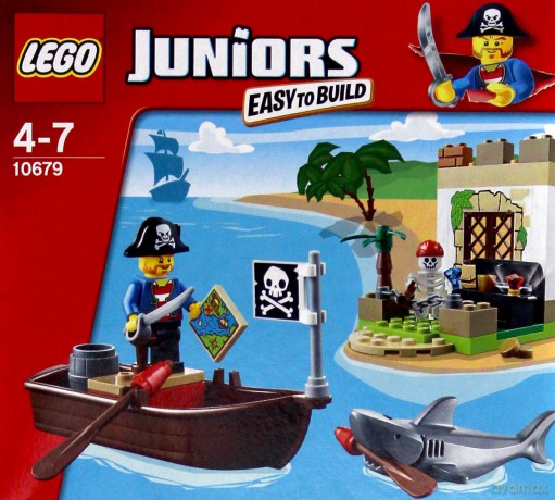 LEGO 10679 Juniors Poszukiwanie skarbu piratów [ZABAWKA]