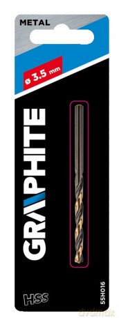 Wiertło do metalu HSS-CNC, 124°, Pro-Tec, 3.5 mm