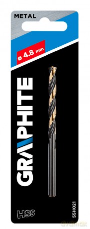 Wiertło do metalu HSS-CNC, 124°, Pro-Tec, 4.8 mm
