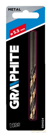 Wiertło do metalu HSS-CNC, 124°, Pro-Tec, 5.5 mm