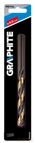 Wiertło do metalu HSS-CNC, 124°, Pro-Tec, 8.0 mm