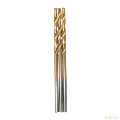 Wiertło do metalu, hss, stal 4341, 135°, 1,5x40mm, 3szt
