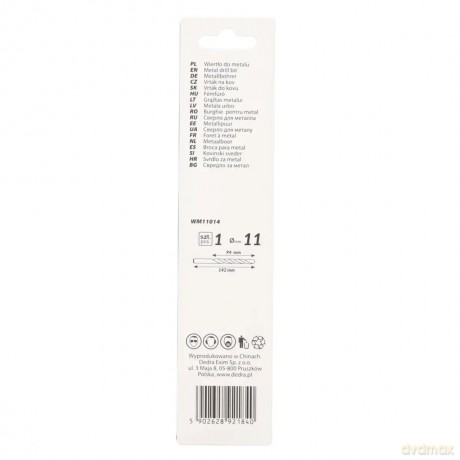 Wiertło do metalu, hss, stal 4341, 135°, 13x151mm, 1szt