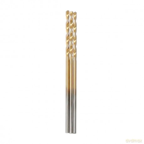 Wiertło do metalu, hss, stal 4341, 135°, 1x34mm, 3szt