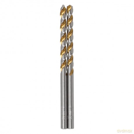 Wiertło do metalu, hss, stal 4341, 135°, 4x75mm, 2szt