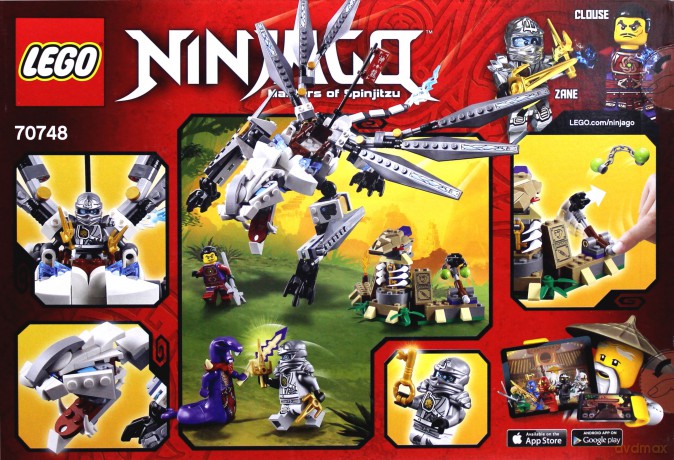 LEGO 70748 Ninjago Tytanowy smok [ZABAWKA]