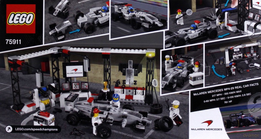 LEGO 75911 Speed Pit stop McLaren Mercedes [ZABAWKA]