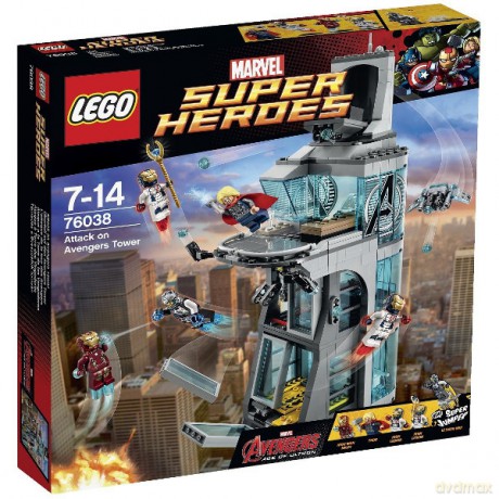 LEGO 76038 Super Heroes Atak na wieżę Avengers [ZABAWKA]