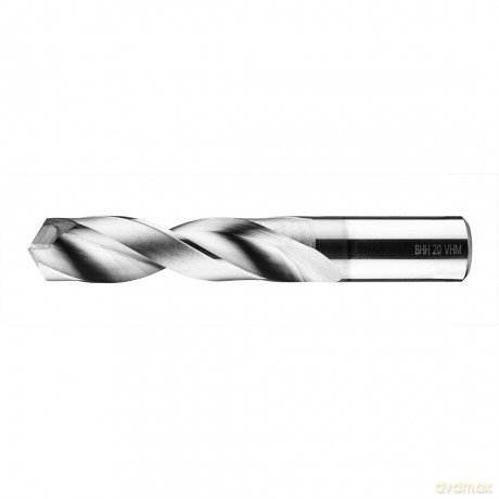 Wiertło węglikowe Baildon DIN 6537 K WK3 16,5 mm, VHM TiAlN, 123-73 mm