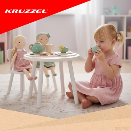 Zestaw do herbaty dla dzieci zielony Kruzzel 26393