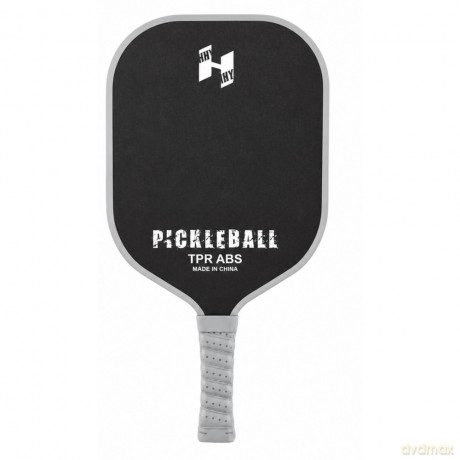 Zestaw Paletki Do Gry w Pickleballa Tenisa Badmintona 2 Piłki Czarno-Szare