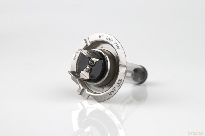 Żarówka halogenowa h7 24v 70w filtr uv (e8) amio-01252